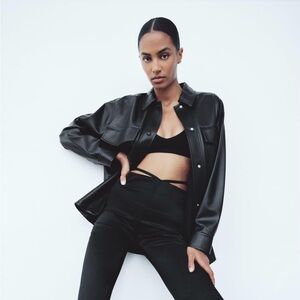 SOLD- Zara Leather Jacket